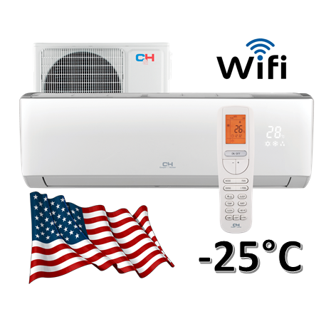 Oro kondicionierius/šilumos siurblys (oras-oras) Cooper&Hunter ARCTIC Inverter: CH-S09FTXLA-NG (-25°C)