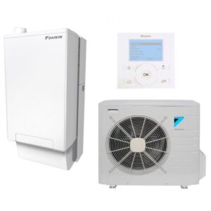 Hibridinis šilumos siurblys šildymui ir vėsinimui Daikin EVLQ08CV3 + EHYHBX08AV3 + EHYKOMB33AA Hibridinis šilumos siurblys šildymui ir vėsinimui Daikin EVLQ08CV3 + EHYHBX08AV3 + EHYKOMB33AA