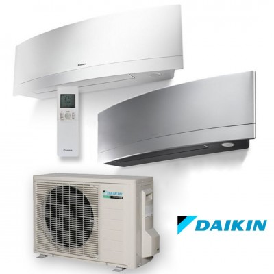 Daikin EMURA Split Inverter oro kondicionierius/ šilumos siurblys (oras-oras) FTXJ25MW-MS/RXJ25M9 (-15°C)