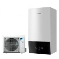 DAIKIN ALTHERMA 3 šilumos siurblys oras-vanduo 6,4 kW, be boilerio, su 6kW rezerviniu tenu, 220V
