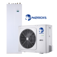 Nordis Optimus PRO šilumos siurblys oras-vanduo su integruota vandens talpa 240l HOP12WODU3/HOP160/240IDU3 (-25°C)