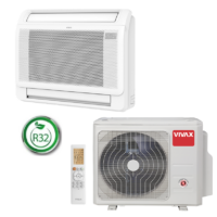 Sieninis-grindinis šilumos siurblys / oro kondicionierius oras – oras VIVAX ACP-18CT50AERI+ R32, 5,0 kW