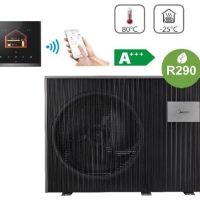 Šilumos siurblys oras vanduo Midea Monoblock Nature MHCV14WD2RN7-B R290, 14 KW