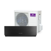 Oro kondicionierius/ šilumos siurblys oras-oras AlpicAir Trendy Black, 3,5/3,8 kW